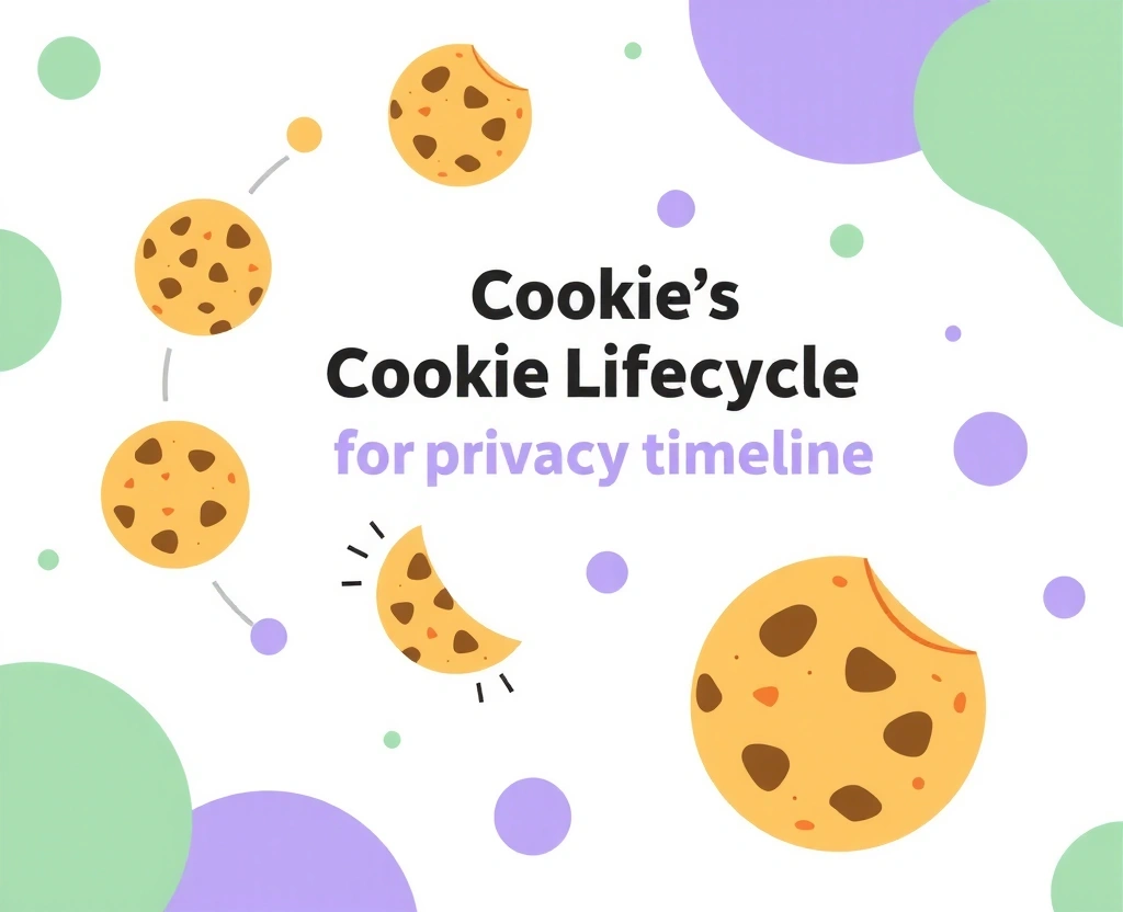 Représentation visuelle du cycle de vie des cookies